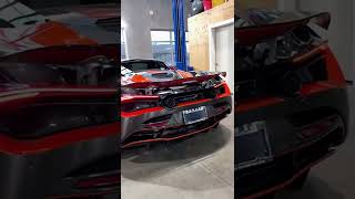 McLaren 720S w/ Unobtainium Titanium X-Pipe & Weistec VTA Adapters #shorts