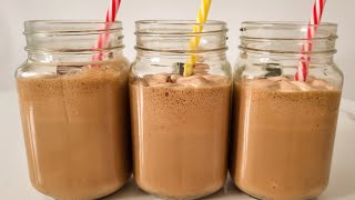 ميلك شيك النوتيلا رهيب ببرد عالقلب بالصيفيه واطيب من الكافيهات nutella milk shake