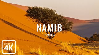 Namib -  Namibia ( 4K UHD ) | Beautiful Landscape with Relaxing Music for Relax, Study, Work