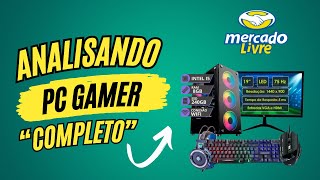 ANALISANDO  PC GAMER COMPLETO do MERCADO LIVRE.