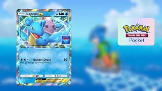 Beating EXPERT Mode in the Lapras EX Drop Event in Pokémon TCG Pocket!