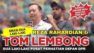 🔴 Reza Rahadian dan Tom Lembong❗ Laki-Laki Luar Biasa Depan Gedung DPR RI❗