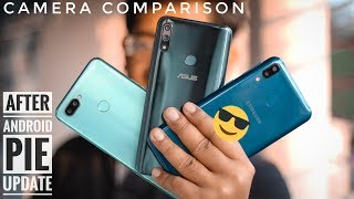 Realme 2 Pro vs Samsung M20 vs Asus Zenfone Max  Pro M2 Camera Comparison,Review After Pie Update