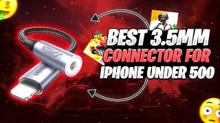 🔥Best Lightning to 3.5mm Connector Under 500 for iPhone\iPad | Best Lightning to 3.5mm Adapter BGMI