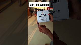 MRF tube warranty/MRF tube ka Kitna sal warranty rahata hai/MRF tube/short