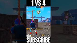 1 vs 4 CSranked 1ka like target🎯complete#freefire#shortvideo#youtubeshorts#youtubeviral#ff#shorts