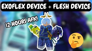 I Went AFK for 12 Hours With The Exoflex and Flesh Device! Sol's RNG Era 8!