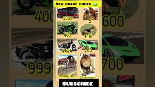 Indian Bikes Driving 3D All Vehicle Cheats Codes #shorts #short #indianbikedriving3d #cheatcodes