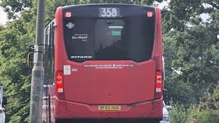 Ride on Metrobus London Bus Route 358: Crystal Palace - Anerley. MBO530 Citaro C2 (MEC52)(BF65HUO)