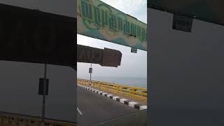 Visuals of 2nd longest sea bridge in India 🌉 #pamban #tamilnadu #wanderlust #travel #ytshorts