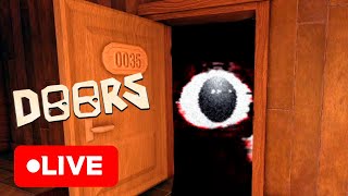 JOGANDO DOORS E OUTROS JOGOS DE TERROR COM OS INSCRITOS #shorts #shortslive #live