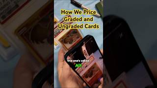 How We Price Graded and Ungraded Pokemon Cards At Card Shows #pokemoncards #shorts