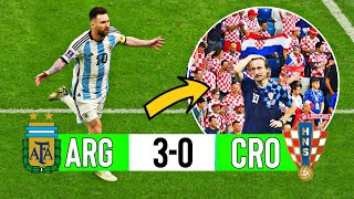 Croatian Fans & Luka Modric Will Never Forget Lionel Messi’s Performance In This Match