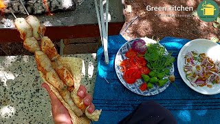 The most delicious food that goes with the penis is made:Lamb penis kebab#asmr #nature #food #love