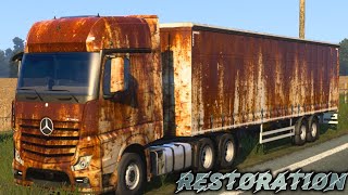 Restoration Of Old Rusty Mercedes Actors| Euro Truck Simulator 2 | ETS2 |