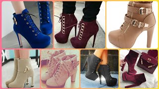 Botas de mujer únicas y elegantes con tacón alto