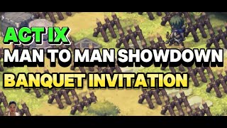 BANQUET INVITATION ACT IX MAN TO MAN SHOWDOWN SWORD OF CONVALLARIA GUIDE