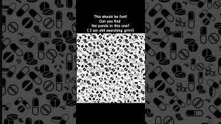 This should be fun!!Can you find the panda in this one? #panda #opticalillusion