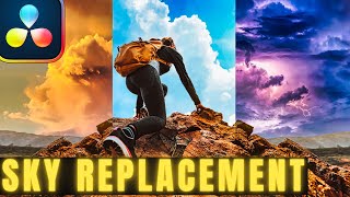 How to SKY REPLACEMENT in Davinci Resolve Studio 19 | Tutorial