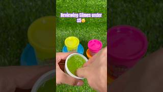 Reviewing Slimes UNDER $5😲 #slime #satisfying