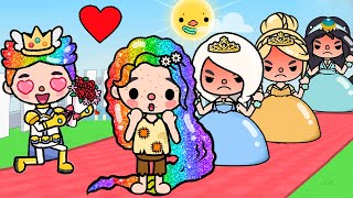 Rich and Poor Princess | Toca Life Story | Toca Boca