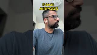 Spotting fake AirPods in seconds…#airpods #airpodspro2 #airpodspro #fakeairpods