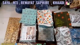 MIX BRAND ❣  #SAYA #KHAADI  #MTJ #SAPHIRE  #2024 COLLECTION  #NEW ARRIVAL  @FAIZAN FABRIC