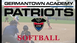 Germantown Academy Softball vs Lawrenceville School