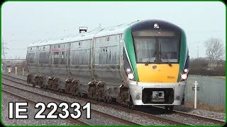 Irish Rail 22000 Class Intercity Train 22331 - Clondalkin & Fonthill Station