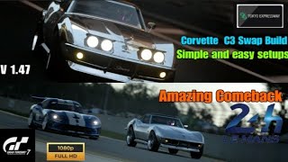 GT7 Corvette C3 Engine Swap Build Tokyo 600 and Le Mans 700 V 1.47