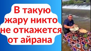 В такую жару никто не откажется от Айрана | Ностальгия по Ташкенту