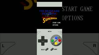 The Death and Return of Superman Super Nintendo #snes #emulator #retrogaming #gameplay