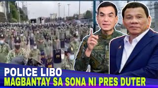 Libo na Mga Police Magbabantay sa SONA no Pangulong Duterte Ininspeksyon ni PNP Chief Guillermo.