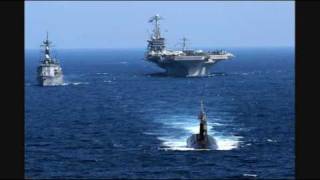 US Navy  - ships and submarines.  American naval firepower!