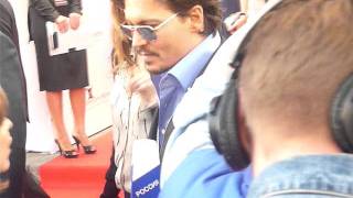 Johnny Depp @ the red carpet in Moscow 11.05.2011