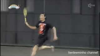 Lee Min Ho 이민호 PART 5 Playing tennis with his staff in Beijing 2013