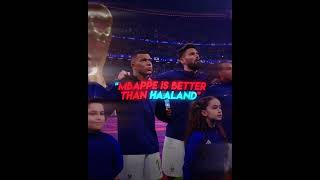 HAALAND X MBAPPE (DEBATE) #football  #viral  #footballvideo  #soccer  #shorts  #haaland  #mbappe