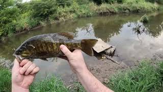 Hassled by Property owner while fishing on county land small creek fishing Central Ohio