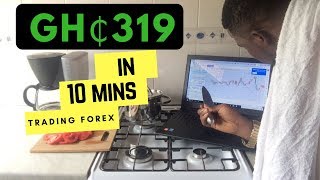 How I Made GH₵319 In 10mins From Ghana Trading Forex [Mt4 tutorial] | Bank Lifestyle