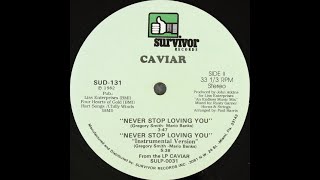 Caviar -  Never Stop Loving You  (Funk.1982)