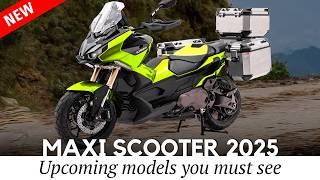 10 New Maxi Scooters with Largest Motors in 2025 (Prices, Specs & Top Speed)