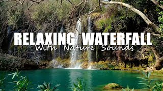 8 Hours of Calming Waterfalls Cascade. For Relaxation, Stress Relief, Meditation and Focused Study.