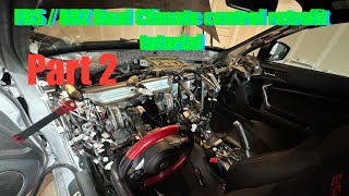 FRS / BRZ Automatic Climate Control Retrofit Tutorial Pt.2/4 Removing the HVAC Unit and the Dash Bar