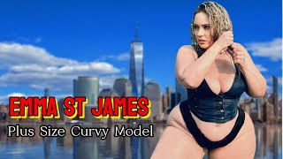 Emma St James ✅ Plus Size Curvy Model ~ Wiki Biography & Fact.