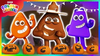 Colourblocks Halloween Spectacular Celebration! | Kids Learn Colours | Colourblocks