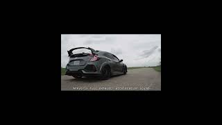 honda civic type r exhaust sound compilation