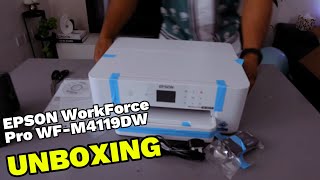 Epson Workforce Pro WF M4119DW Printer Unboxing