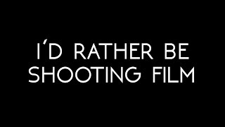 Vlog #1 - I'd Rather Be Shooting Film