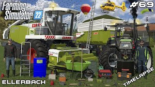 GRASS SILAGE HARVEST W/@kedex - OVERFILLED TRAILERS | Ellerbach | Farming Simulator 22 | Episode 69