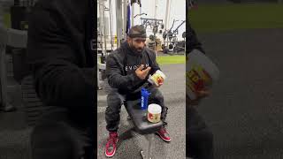 2022 Mr. Olympia Hadi Choopan taking taking the new preworkouts